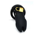 CB6000 Silicone Chastity Cage Black size and shape | 3d-chastity