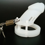 CB6000 Silicone Chastity Cage White size and shape | 3d-chastity