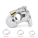 CBT Metal Chastity Device material finish close | 3d-chastity