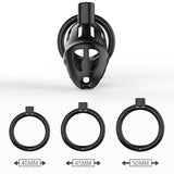 Sevanda Cobra Chastity Cage Resin lock and ring | 3d-chastity