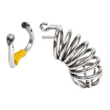 Stainless Steel Stealth Chastity Device lock and ring | 3d-chastity