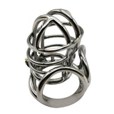 New Stainless Steel Male Chastity Device lock and ring | 3d-chastity