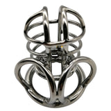 New Stainless Steel Male Chastity Device side | 3d-chastity