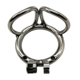 New Stainless Steel Male Chastity Device size and shape | 3d-chastity