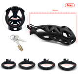 Cobra 2.0 Male Chastity Device size and shape | 3d-chastity