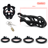 Cobra 2.0 Male Chastity Device material finish close | 3d-chastity