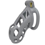 Cement Gray Comfort Cobra Chastity Device (3.35 Inches) - 3d-chastity