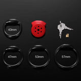 Charm Flat Chastity Cage front | 3d-chastity
