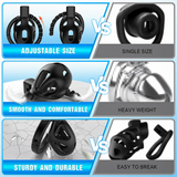 Chastity Cage with 8 Adjustable Cock Ring product photo 13 of | 3d-chastity