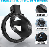 Chastity Cage with 8 Adjustable Cock Ring product photo 17 of | 3d-chastity