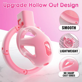 Chastity Cage with 8 Adjustable Cock Ring wearing | 3d-chastity
