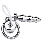 Special Chastity Cage with Butt Plug material finish close | 3d-chastity