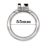 Stainless Steel Chastity Ring Round size and shape | 3d-chastity