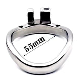 Stainless Steel Chastity Ring Arc size and shape | 3d-chastity