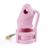 Classic Reimagined Silicone Chastity Cage lock and ring | 3d-chastity