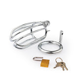Small Classic Banana Chastity Cage material finish close | 3d-chastity