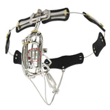 Stainless Steel Chastity Belt for Men material finish close | 3d-chastity