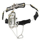 Stainless Steel Chastity Belt for Men lock and ring | 3d-chastity