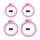 Clit Chastity Cage Black Pink product photo 11 of | 3d-chastity