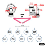 Clitoral Chastity Lock Invisible rear | 3d-chastity