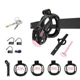 Mamba Chastity Cage with Belt and Urethal size and shape | 3d-chastity
