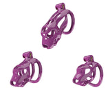 Cobra Dog Head Chastity Device with 4 Rings material finish close | 3d-chastity