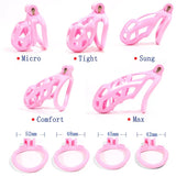 Cobra Male Chastity Cage With 4 Arc Rings Upgraded - 3d-chastity