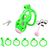 Green Cobra Standard Chastity Kit With Urethral - 3d-chastity