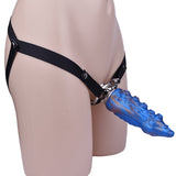 Inverted Chastity Cage - Cock Block Device with Monster Dildo product photo 12 of | 3d-chastity