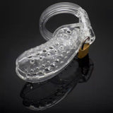 Cock Clamp Chastity Cage material finish close | 3d-chastity