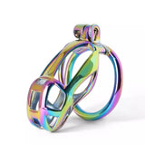 Colorful Stainless Steel MAMBA Chastity Cage main product | 3d-chastity