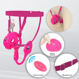 Compact Silicone Vibrating Chastity Cage wearing | 3d-chastity