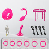 Compact Silicone Vibrating Chastity Cage front | 3d-chastity