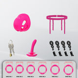 Compact Silicone Vibrating Chastity Cage rear | 3d-chastity