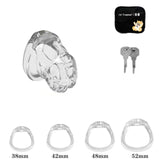 Concealed Python Strap Cobra Chastity Cage - 15