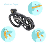 Custom 3D Printed Resin Chastity Cobra Cage - 3d-chastity