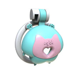 Cute Meow Fist Chastity Cage side | 3d-chastity