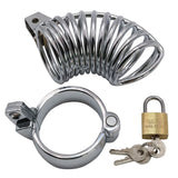 Metal Chastity Cage 4.0 Inch Long size and shape | 3d-chastity