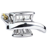 Design Metal Flower Basket Negative Chastity Cage lock and ring | 3d-chastity