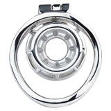 Design Metal Flower Basket Negative Chastity Cage side | 3d-chastity