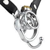 Design Metal Flower Basket Negative Chastity Cage material finish close | 3d-chastity