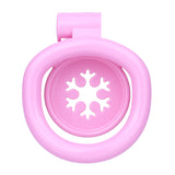 Diamond Flat Chastity Cage material finish close | 3d-chastity