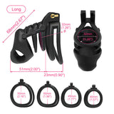 Dinosaur Chastity Cage material finish close | 3d-chastity