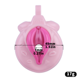 DIY Pussy Chastity Cage front | 3d-chastity