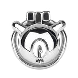 Dolphin Chastity Cage with PA Piercing material finish close | 3d-chastity
