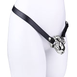 Dolphin Chastity Cage with PA Piercing size and shape | 3d-chastity