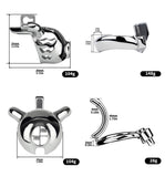 Dolphin Chastity Cage with PA Piercing side | 3d-chastity