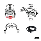 Dolphin Steel Chastity Cage with Anti-ring Removable size and shape | 3d-chastity