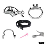 Dolphin Steel Chastity Cage with Anti-ring Removable product photo 12 of | 3d-chastity