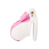 Double Color Butterfly Knot Chastity Cage lock and ring | 3d-chastity